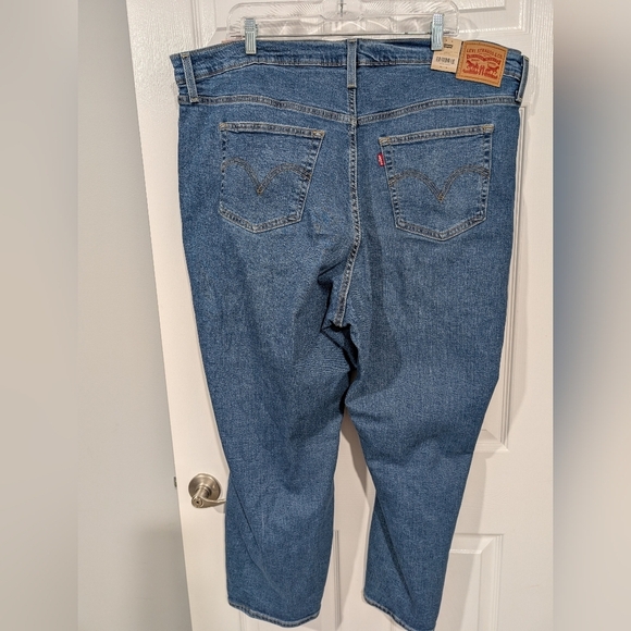 NWT Levi's Ribcage Straight Ankle Denim Jeans in Size 22W - Picture 8 of 15